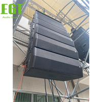Sistem Audio Pro Pasif 2 Arah Dual Speaker Line Array 10 Inch 600W untuk Panggung Konser Suara Langsung Acara Luar Ruangan Sewa Konser