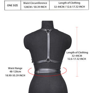 Erotische Gürtel für Damen, Leder-Bondage & Gothic-Mode, Uniform-Accessoires, Korsetts, Sexspielzeug für Erwachsene - Product Image 3