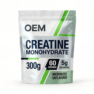 OEM ODM <b>Creatine</b> <b>Monohydrate</b> Powder Unflavored Sports Nutrition OEM 300g 60 Servings 5g Per Serving - Product Image 1