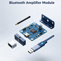 Bluetooth Ses Amplifikatör Modülü Çift Kanallı Dijital Güç Amplifikatörü Kartı Mini Stereo Bluetooth Amplifikatör Modülü Hoparlör için