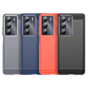 Funda protectora de fibra de carbono TPU suave a prueba de golpes para teléfono móvil para OPPO <span class=keywords><strong>Realme</strong></span> V70S 14 Pro Plus A5 Pro Reno14 - Product Image 1