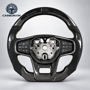 Volant de direction sport en fibre de carbone forgée avec LED pour Ford 90 Bronco Raptor Big Bend 2021 2022 sans airbag - Product Image 2
