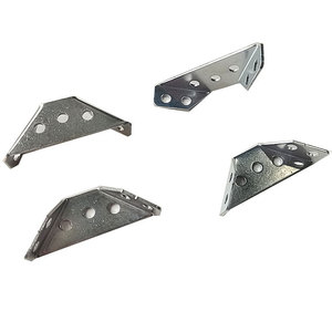 Soporte de Esquina Triangular de Acero Inoxidable Xunkai Wujin con 3 Orificios, Reforzado, para Fijación de Gabinetes a la Pared, Accesorio de Ferretería - Product Image 5