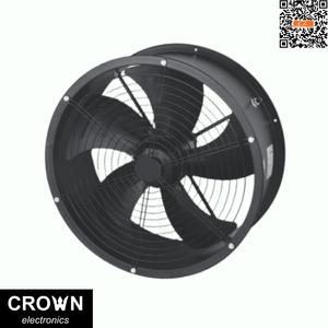Ventilador enrollador Crown 350B2 T5 AC con motor de 220V y montaje en techo de rodamiento - Product Image 2