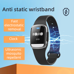 <span class=keywords><strong>Pulsera</strong></span> antiestática, Electrostática, inalámbrica, ajustable, Cable ESD de descarga, correa para la muñeca, banda repelente de mosquitos - Product Image 1