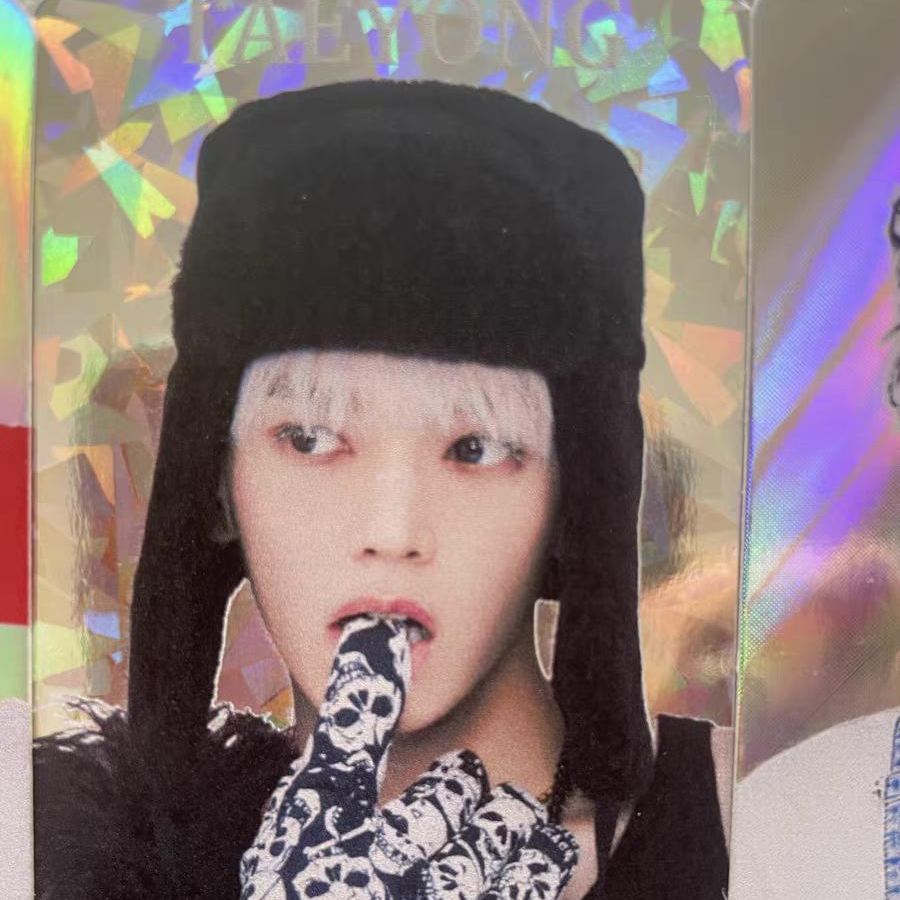 Бумажная матовая Фотокарта Kpop лазерный товар