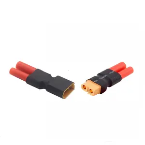 OEM High Quality HXT4.0mm To XT60 EC3 Male RC Adaptor Drone HXT XT60 EC3 Connector Lipo Power Connector For RC Batt