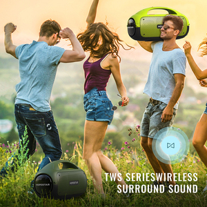 Microphone Portable Hopestar <span class=keywords><strong>A50</strong></span> Vente Flash Enceinte <span class=keywords><strong>Sans</strong></span> <span class=keywords><strong>Fil</strong></span> 80W IPX6 Subwoofer d'Extérieur Haute Puissance Étanche avec LED RGB pour Soirées - Product Image 4