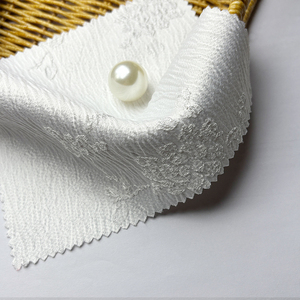 Venta directa de fábrica, tela de satén con patrón jacquard personalizado, tela de pijama, muestra gratuita de tela de satén - Product Image 3