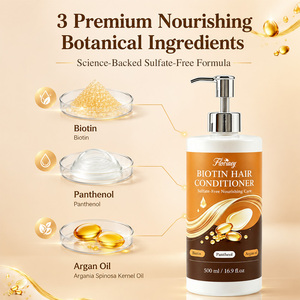 Après-shampoing hydratant ODM aux extraits botaniques et biotine pour le contrôle des pointes fourchues, liquide à rincer, usage quotidien pour femmes, fabrication professionnelle - Product Image 3