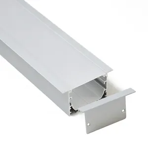 Alumínio anodizado para teto 35x50, barra led de perfil 6063, canal para iluminação exterior e interior