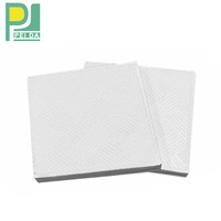 Améliorez les conceptions de plafond de gypse des tuiles 2*2 de fleurs de plafond de plâtre de résistance de tremblement de terre Images
