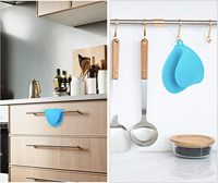 Yongli mitaines de four en silicone résistantes à la chaleur, pour mini gants de cuisine en caoutchouc, cuisine mignonne