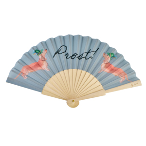 Éventail en bois peint écologique, cadeau d'affaires, décoration d'intérieur, style espagnol - Product Image 6