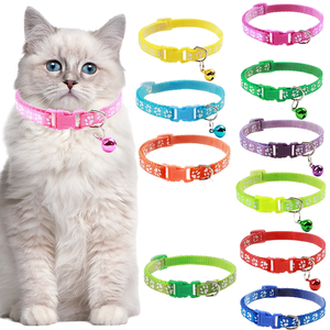 <span class=keywords><strong>Collar</strong></span> para Gato al por Mayor de Fábrica, <span class=keywords><strong>Collar</strong></span> con Cascabel para Mascotas, <span class=keywords><strong>Collar</strong></span> con Hebilla de Seguridad Multicolor para Gatos y Cachorros - Product Image 3