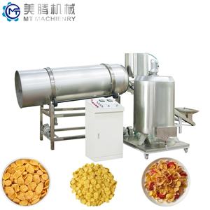 Nueva Línea de Extrusora de Doble Tornillo Totalmente Automática con Certificación CE para Cereales de Desayuno y Hojuelas de Maíz con Motor - Product Image 6