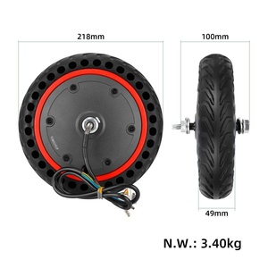 Moteur de trottinette électrique de deuxième génération 36V350W 8,5 pouces à bord rouge pour trottinette Pro, accessoires de moteur de trottinette - Product Image 2