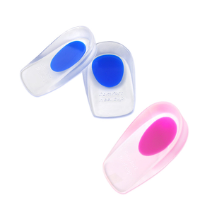 Coppe per tallone in Gel di Silicone inserti per <span class=keywords><strong>scarpe</strong></span> per fascite plantare tallone dolente sperone osseo e protezioni per alleviare il dolore all'achille cuscinetti per il Comfort del piede - Product Image 4