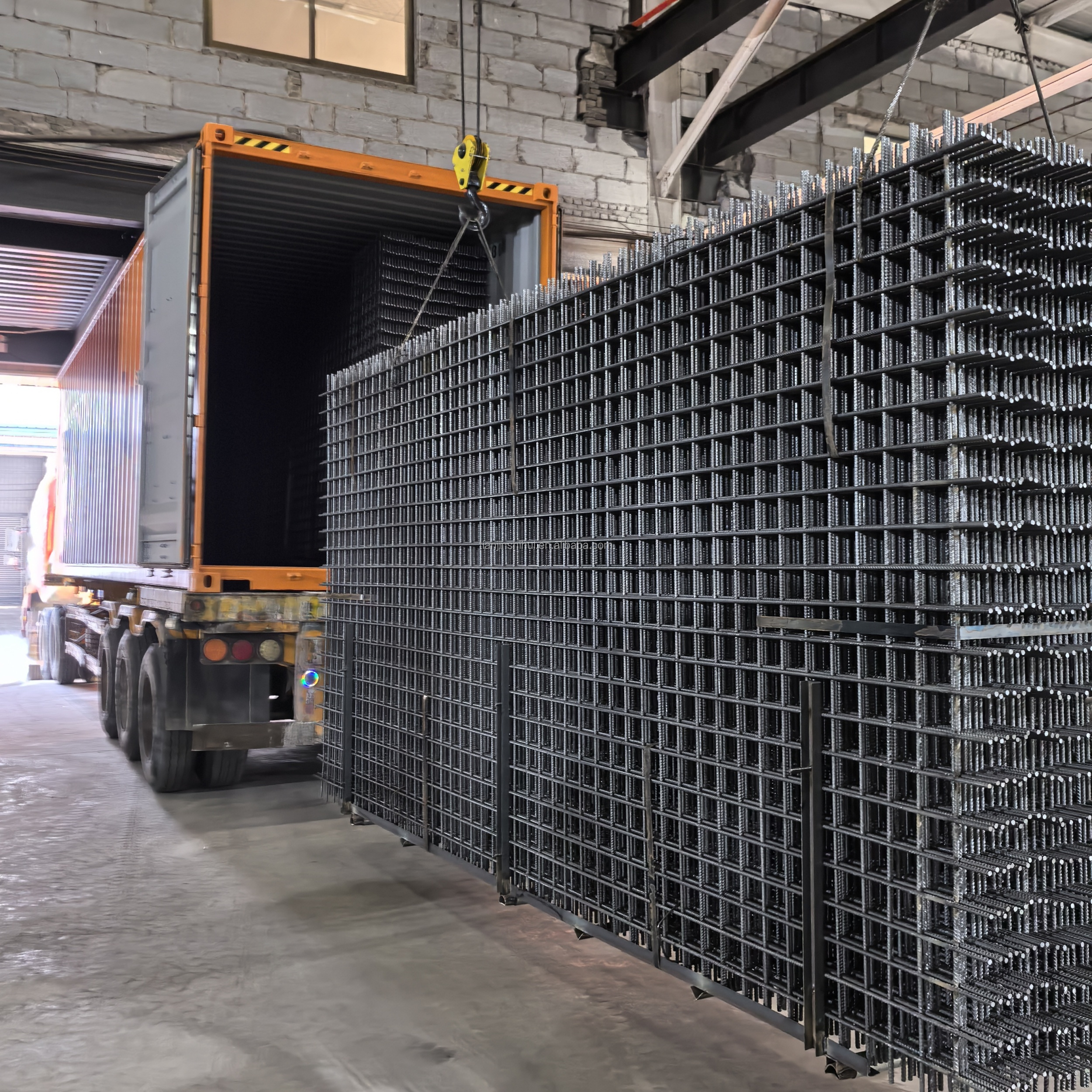 Wholesale Cheap A252 A393 Welded Threaded Concrete Galvanized Rebar Mesh Durable SL82 Carbon Steel for Metal Building Materials