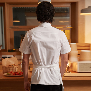 La cucina in tela estiva a maniche corte di fascia alta dello Chef Yibang è in cima alle nuove divise da Bar del ristorante per cucinare i servizi alberghieri - Product Image 5