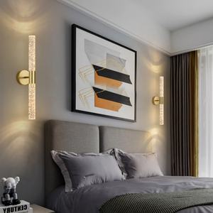 Lámpara de Pared LED Nórdica Moderna y Sencilla para Dormitorio, Lámpara de Noche con Luz Acrílica Luminosa de 360 Grados - Product Image 4