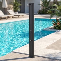 Douche solaire extérieure en aluminium 28L