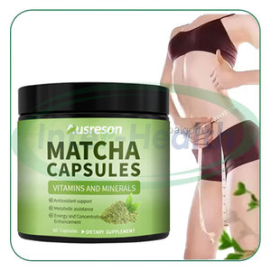 <span class=keywords><strong>Cápsulas</strong></span> de <span class=keywords><strong>Matcha</strong></span> Orgánico Ausreson OEM, Suplemento Herbal Adelgazante, Té Verde en Polvo, <span class=keywords><strong>Cápsulas</strong></span> de Té <span class=keywords><strong>Matcha</strong></span> - Product Image 2