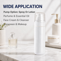 Flacon pulvérisateur en plastique vide de 30 ml, 50 ml, 80 ml, 100 ml avec pompe à brume fine pour parfum, tonique, emballage cosmétique