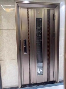 <span class=keywords><strong>Porte</strong></span> d'entrée intérieure de style coréen haut de gamme et sécurisée, en acier inoxydable 304, antivol, intelligente, avec ventilation et éclairage - Product Image 5