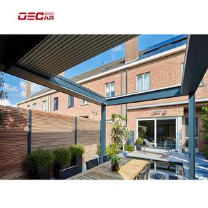 Hiện đại cơ giới Tự động thu vào louvers trượt ngoài trời pergola trượt hệ thống - Product Image 2