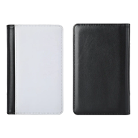 Prosub A6 Sublimation portefeuille couverture de cahier blanc feuilles mobiles en cuir planificateur bloc-notes bricolage Logo personnalisé sublimation journaux