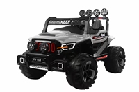 Voiture Buggy de plage électrique 12V RC avec ABS + lumières LED en acier 4 roues télécommandées pour les enfants de 3 à 8 ans