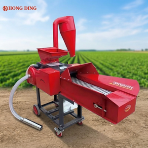 Broyeur de fourrage multifonctionnel auto-amorçant à moteur diesel, nouvelle machine à hacher l'ensilage et le foin, capacité 1-10t/h pour ferme avicole - Product Image 1