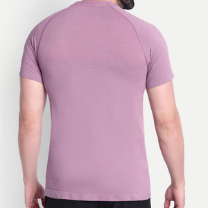 T-shirt de sport uni pour homme de haute qualité à prix de gros, faible MOQ, prix abordable, manches courtes, respirant, idéal pour l'été - Product Image 5
