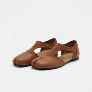 Auf Lager: Neue Damen-Ballerinas im spanischen Stil aus Stretch-Gewebe mit geteilter Zehenpartie, flache Freizeitschuhe mit Cut-Outs, Frühjahr 2026 - Product Image 6