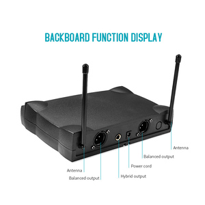 Connector SEM FIO System Cheap Price UHF <b>Microphone</b> with Omni-Directional Polar Pattern Portable for Conference Use - Product Image 5