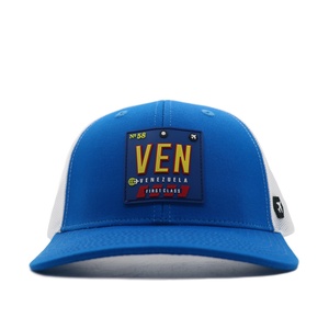 โรงงาน BSCI รับผลิตแบบ OEM ODM หมวกแก๊ปทรง Trucker 6 แผง แบบกำหนดเอง สไตล์ Richardson 112 พร้อมโลโก้ป้ายยาง ผ้าฝ้าย 100% คุณภาพสูง สองสี - Product Image 2