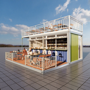 โรงงาน DXH รับออกแบบตกแต่งร้านอาหารฟาสต์ฟู้ด ร้านกาแฟ บาร์  บ้านสำเร็จรูปแบบตู้คอนเทนเนอร์ - Product Image 1