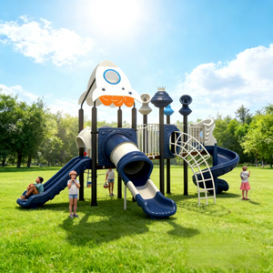 Aire de jeux extérieure commerciale pour l'<span class=keywords><strong>immobilier</strong></span>, équipement de jeu pour enfants personnalisé pour la communauté, usine chinoise - Product Image 2