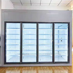Gasolinera Uso al por menor Habitación fría Walk in Cooler Puerta de vidrio Display coldroom Cerveza Cavas para congelar - Product Image 5