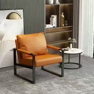 Modern Accent Armchair Upholstered Lounge Chair Metal Frame Leisure <b>Seat</b> for Living Room Home Office Dining - Product Image 6