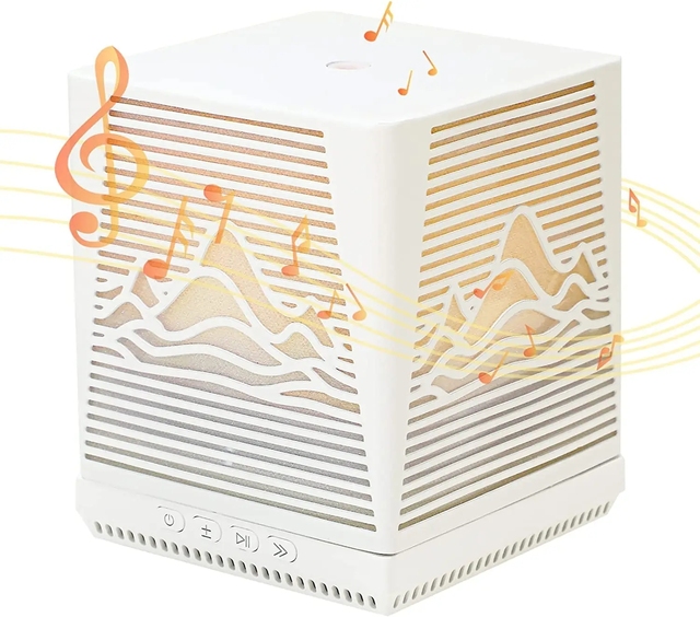 3 in 1 White Noise Sleep Machine with Aroma Diffuser Humidifier with LED Light for Home Office Decor White Noise Machine