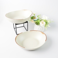 Bol à salade, soupe et collation en mélamine, forme bateau, écologique, sans BPA, durable, en plastique Yuanbao poli, moderne, personnalisé et professionnel