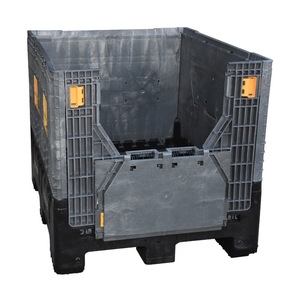 Nhiệm Vụ Nặng Nề 1200X1000X1200Mm Ngành Công Nghiệp Có Thể Gập Lại Lưu Trữ Thùng Ngành Công Nghiệp Lớn Vận Chuyển Nhựa Pallet Container - Product Image 1