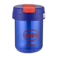 Botol Air Plastik Mini Lucu Transparan 10oz 300ml Grosir Murah, Dapat Digunakan Kembali, dengan Sedotan dan Tutup, untuk Anak Perempuan