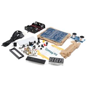 Kit <span class=keywords><strong>télémètre</strong></span> à ultrasons bricolage 0-4M mesure de Distance alarme radar de recul de voiture 51 pièces de soudage électroniques STC à puce unique - Product Image 2