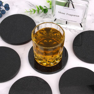 Set di Sottobicchieri in Marmo Ecologico VSTONE, 4 Pezzi, Decorazione per Tavolo da <span class=keywords><strong>Caffè</strong></span> e Bar, Antiscivolo, Design Moderno per Casa e Ufficio - Product Image 5