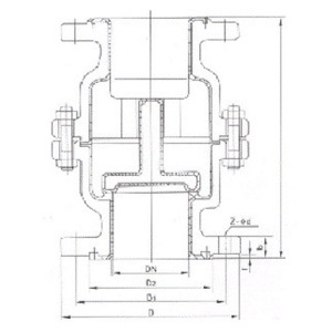 Shanghai Meili De Valve H42F46-16C Flanged Check Valve PTFE <b>Sealing</b> Acid Media Normal Temperature - Product Image 5