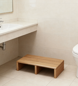Escabeau en bambou de qualité supérieure pour la maison, étagère de rangement multifonctionnelle pour la cuisine, la salle de bain, les <span class=keywords><strong>toilettes</strong></span> - Product Image 6