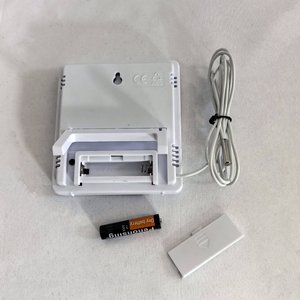 Termómetro Digital Preciso para Interiores y Exteriores con Funcionamiento a Pilas, con Higrómetro, Reloj Despertador Digital para el Hogar, Oficina, Jardín, Patio, HTC2 - Product Image 5